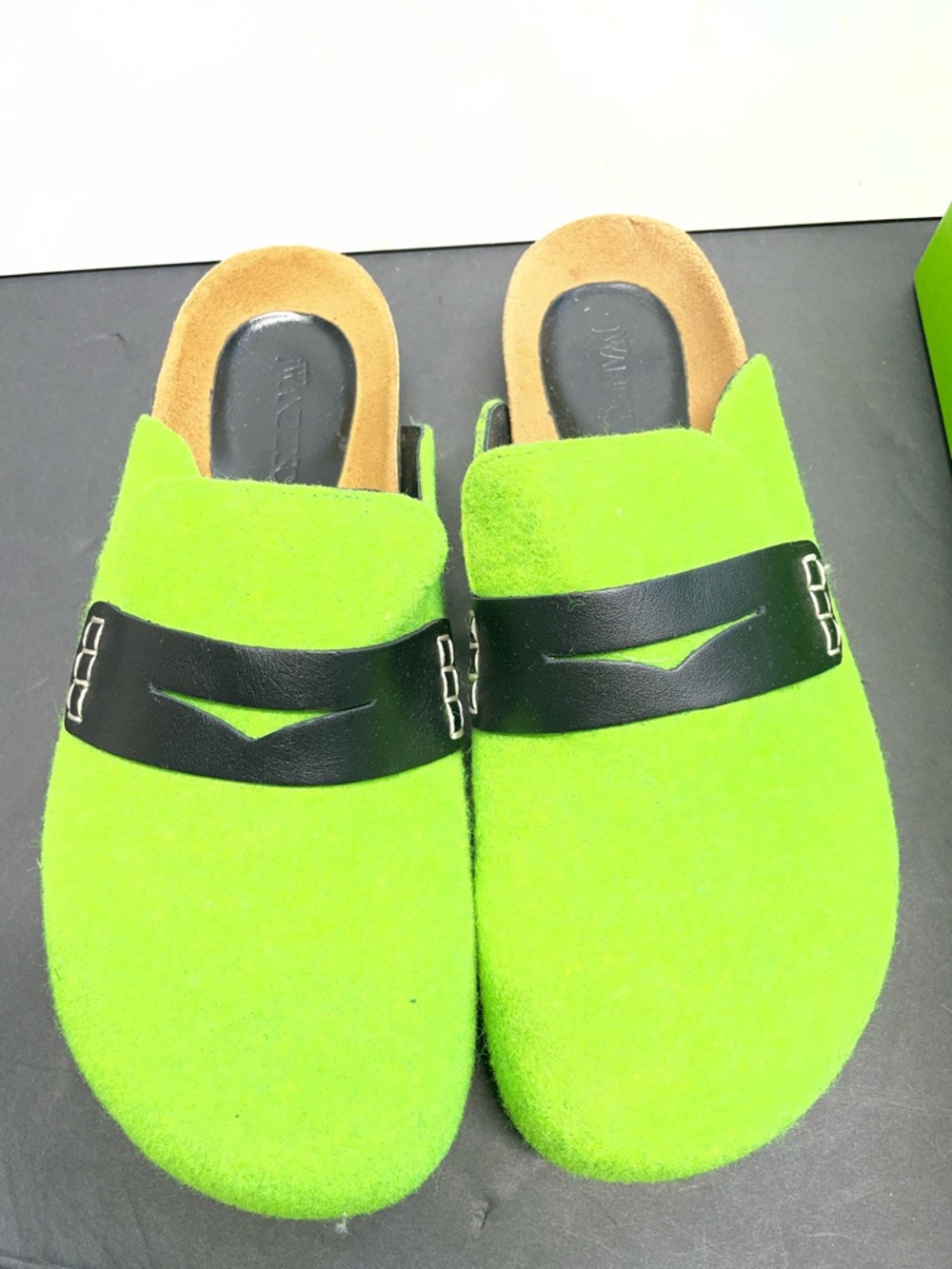 J.W. Anderson Wool Colorblock Pattern Slides - Picture 2 of 7